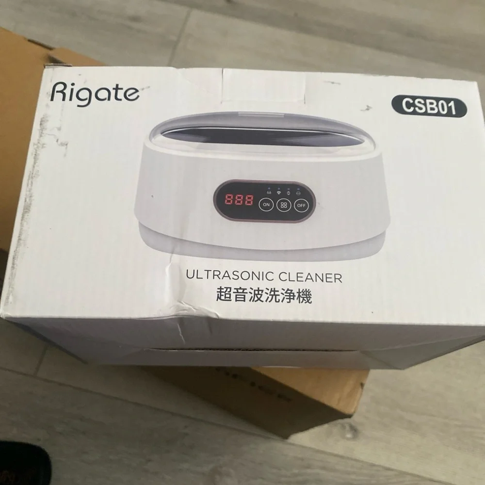 White Digital Ultrasonic Cleaner with LED Display